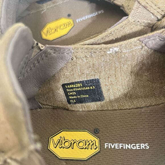 Vibram Fivefingers CVT-Hemp Men\'s Shoes 14M6201 Khaki Size EU 40 US 8-8.5 main image 12